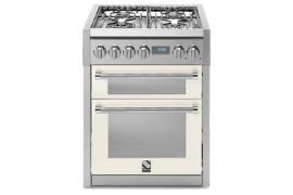 GENESI free-standing stove with two ovens and induction plate, W70cm (GQ7SF-4I)